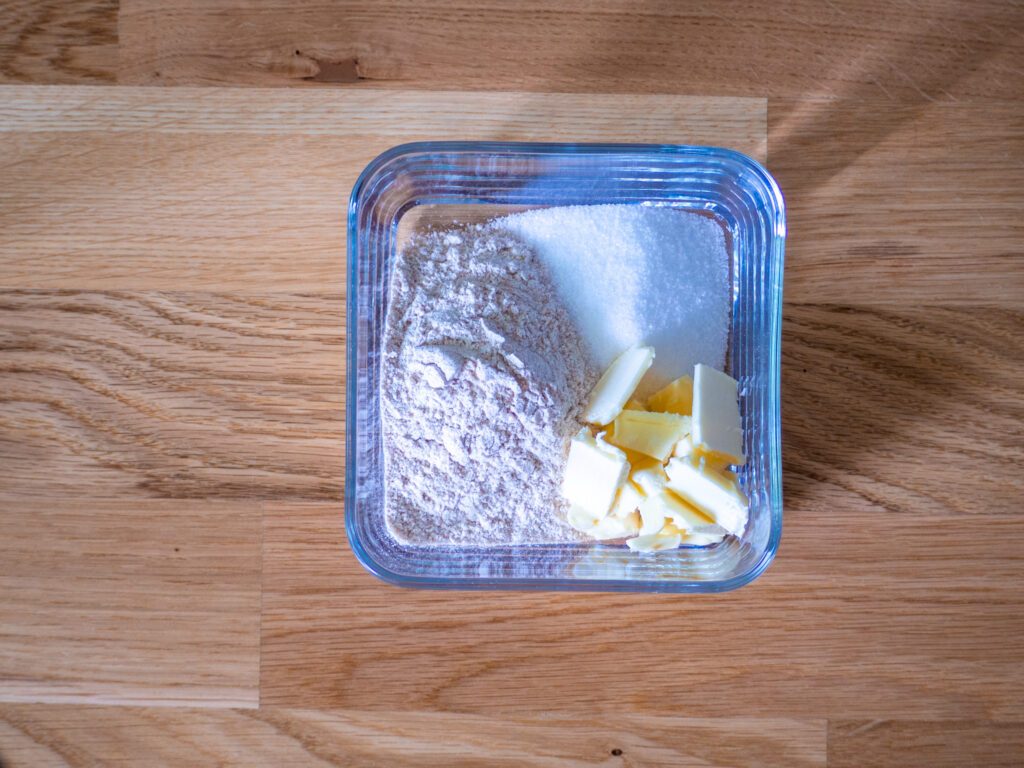 veganer Mürbeteigboden